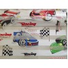 Racing Baskılı Zebra Perde  
